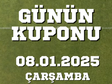 Çarşamba Banko iddaa kuponları 8 Ocak 2025