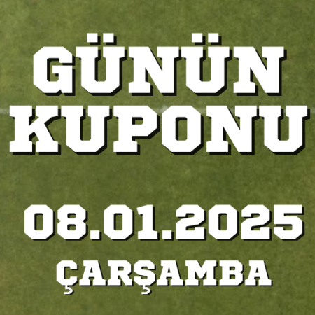 Çarşamba Banko iddaa kuponları 8 Ocak 2025