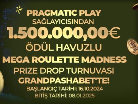 Pragmatic Play’den Grandpashabet’e 1.500.000 Euro Ödül